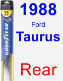 Rear Wiper Blade for 1988 Ford Taurus - Hybrid