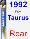 Rear Wiper Blade for 1992 Ford Taurus - Hybrid