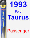 Passenger Wiper Blade for 1993 Ford Taurus - Hybrid
