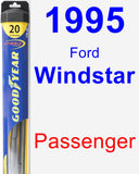 Passenger Wiper Blade for 1995 Ford Windstar - Hybrid