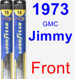 Front Wiper Blade Pack for 1973 GMC Jimmy - Hybrid