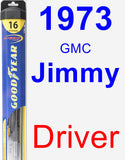 Driver Wiper Blade for 1973 GMC Jimmy - Hybrid