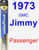 Passenger Wiper Blade for 1973 GMC Jimmy - Hybrid