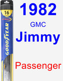 Passenger Wiper Blade for 1982 GMC Jimmy - Hybrid