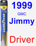 Driver Wiper Blade for 1999 GMC Jimmy - Hybrid