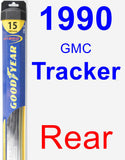 Rear Wiper Blade for 1990 GMC Tracker - Hybrid