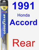 Rear Wiper Blade for 1991 Honda Accord - Hybrid