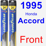 Front Wiper Blade Pack for 1995 Honda Accord - Hybrid