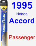 Passenger Wiper Blade for 1995 Honda Accord - Hybrid