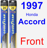 Front Wiper Blade Pack for 1997 Honda Accord - Hybrid
