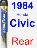 Rear Wiper Blade for 1984 Honda Civic - Hybrid