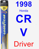 Driver Wiper Blade for 1998 Honda CR-V - Hybrid