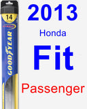 Passenger Wiper Blade for 2013 Honda Fit - Hybrid