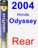 Rear Wiper Blade for 2004 Honda Odyssey - Hybrid