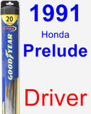 Driver Wiper Blade for 1991 Honda Prelude - Hybrid