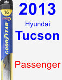 Passenger Wiper Blade for 2013 Hyundai Tucson - Hybrid