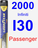 Passenger Wiper Blade for 2000 Infiniti I30 - Hybrid