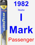 Passenger Wiper Blade for 1982 Isuzu I-Mark - Hybrid