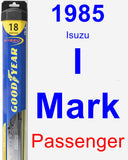 Passenger Wiper Blade for 1985 Isuzu I-Mark - Hybrid