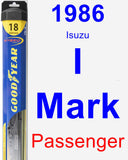 Passenger Wiper Blade for 1986 Isuzu I-Mark - Hybrid