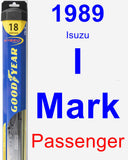 Passenger Wiper Blade for 1989 Isuzu I-Mark - Hybrid