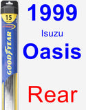 Rear Wiper Blade for 1999 Isuzu Oasis - Hybrid