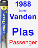 Passenger Wiper Blade for 1988 Jaguar Vanden Plas - Hybrid