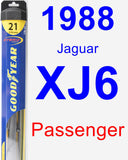 Passenger Wiper Blade for 1988 Jaguar XJ6 - Hybrid