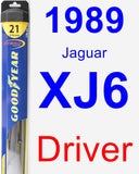 Driver Wiper Blade for 1989 Jaguar XJ6 - Hybrid