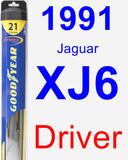 Driver Wiper Blade for 1991 Jaguar XJ6 - Hybrid