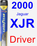 Driver Wiper Blade for 2000 Jaguar XJR - Hybrid