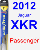 Passenger Wiper Blade for 2012 Jaguar XKR - Hybrid