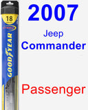 Passenger Wiper Blade for 2007 Jeep Commander - Hybrid