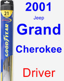 Driver Wiper Blade for 2001 Jeep Grand Cherokee - Hybrid