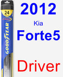 Driver Wiper Blade for 2012 Kia Forte5 - Hybrid