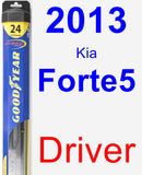 Driver Wiper Blade for 2013 Kia Forte5 - Hybrid