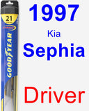 Driver Wiper Blade for 1997 Kia Sephia - Hybrid