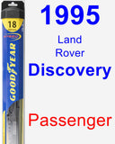 Passenger Wiper Blade for 1995 Land Rover Discovery - Hybrid