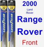 Front Wiper Blade Pack for 2000 Land Rover Range Rover - Hybrid