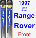 Front Wiper Blade Pack for 1997 Land Rover Range Rover - Hybrid