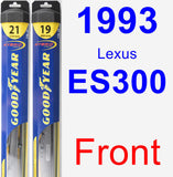 Front Wiper Blade Pack for 1993 Lexus ES300 - Hybrid