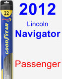 Passenger Wiper Blade for 2012 Lincoln Navigator - Hybrid