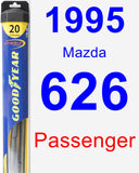 Passenger Wiper Blade for 1995 Mazda 626 - Hybrid