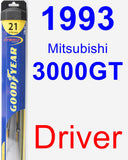 Driver Wiper Blade for 1993 Mitsubishi 3000GT - Hybrid