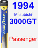 Passenger Wiper Blade for 1994 Mitsubishi 3000GT - Hybrid