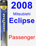 Passenger Wiper Blade for 2008 Mitsubishi Eclipse - Hybrid