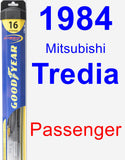 Passenger Wiper Blade for 1984 Mitsubishi Tredia - Hybrid