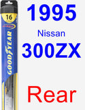 Rear Wiper Blade for 1995 Nissan 300ZX - Hybrid