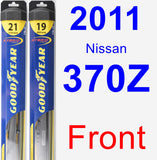 Front Wiper Blade Pack for 2011 Nissan 370Z - Hybrid