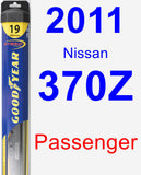 Passenger Wiper Blade for 2011 Nissan 370Z - Hybrid